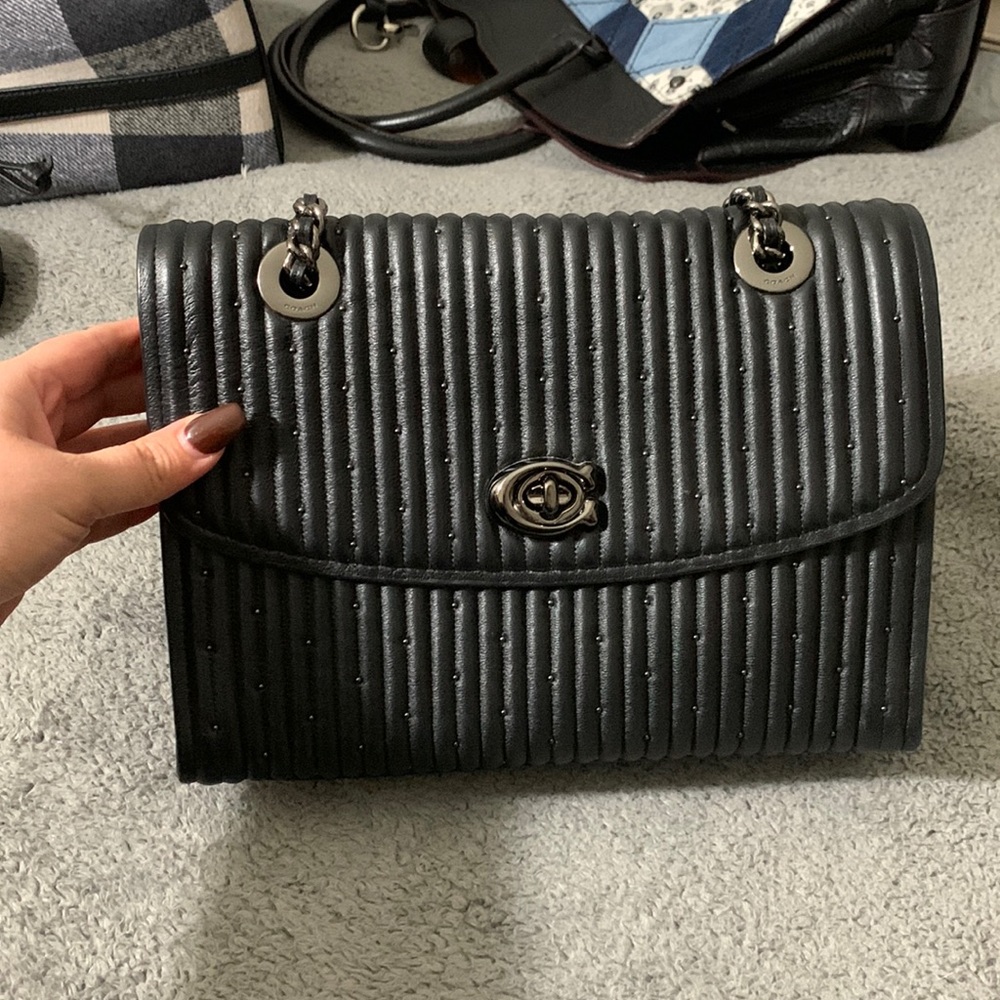 Coach parker with rivets 🖤